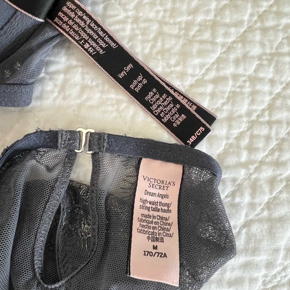 NWOT Victoria's Secret Very Sexy Push Up (34b) and High waist thong (m) - Picture 5 of 5